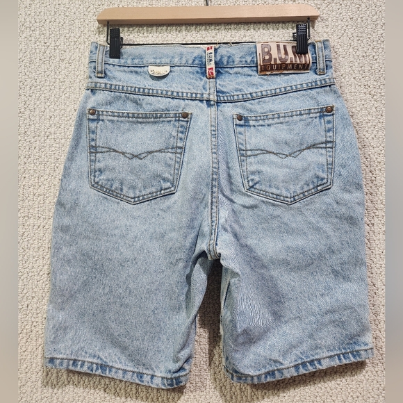 VTG Y2K BUM Equipment Mom Shorts High Waist 30" Waist Sz 10 12 Pockets‎ Denim - Picture 3 of 7